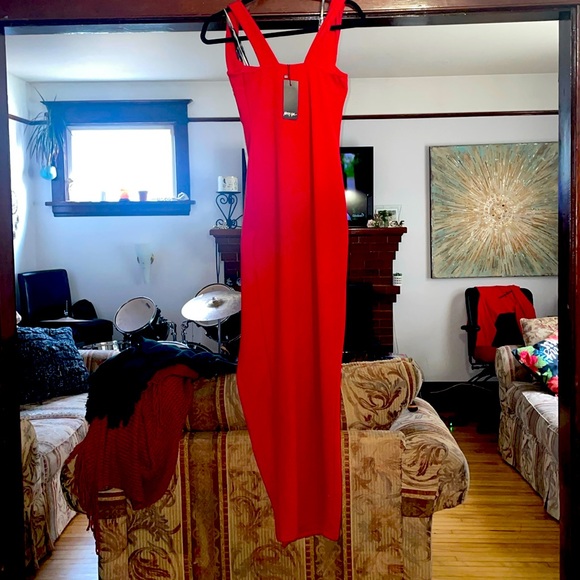 Nasty Gal dress Square with me Maxi dress US6 - Picture 1 of 4